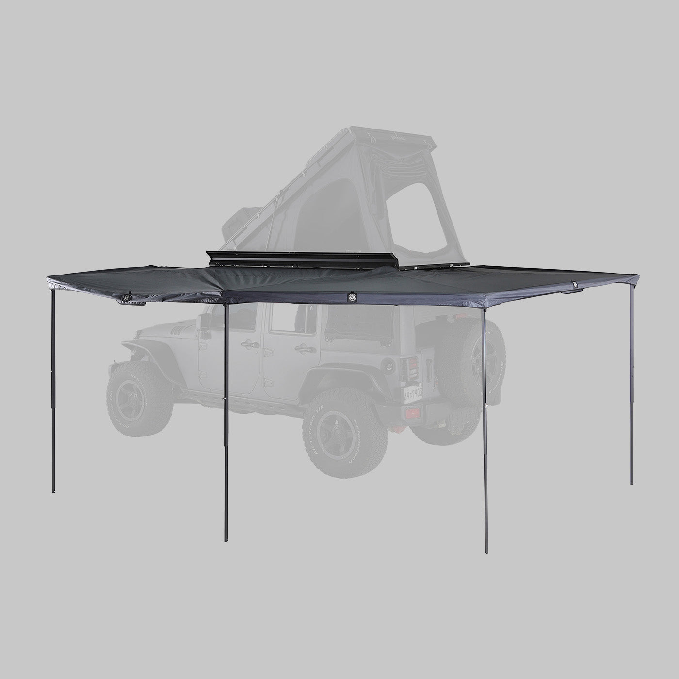 ExoShell 270 Degree Standalone Awning for Trucks, Jeeps and SUVs